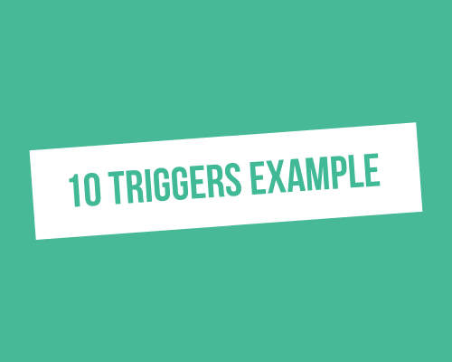 10 triggers examples with prospectin
